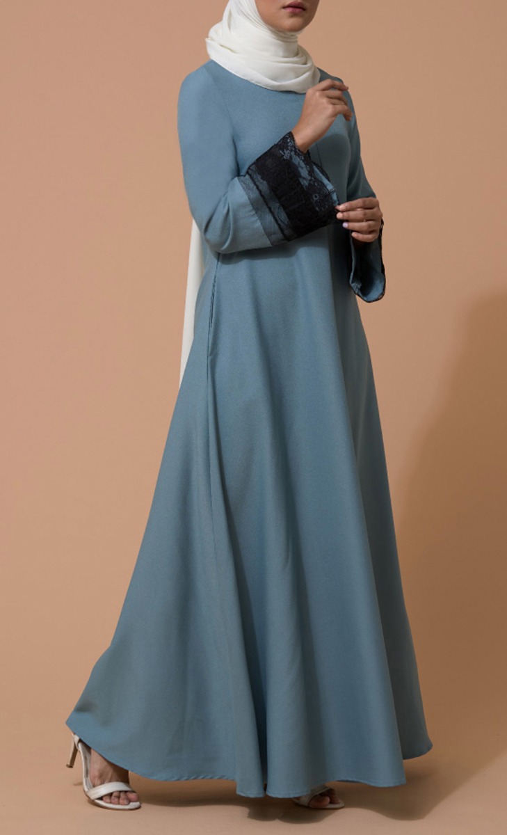 Aifa Dress in Aqua Haze