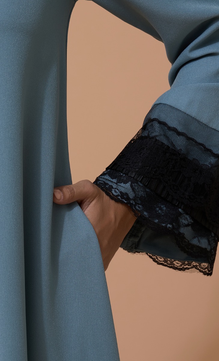 Aifa Dress in Aqua Haze image 2