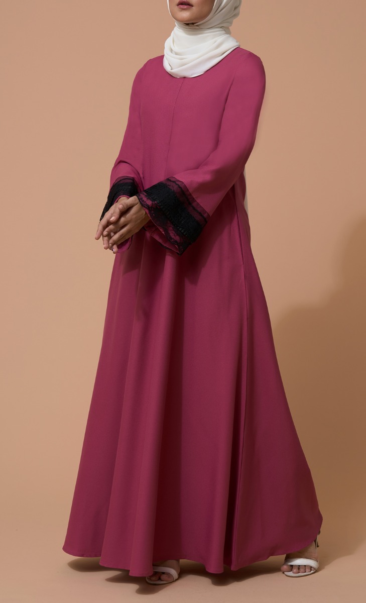 Aifa Dress in Berry Fuchsia