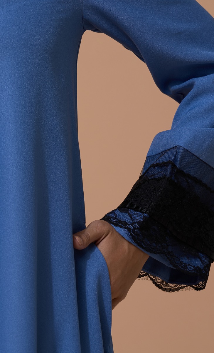 Aifa Dress in Swedish Blue image 2