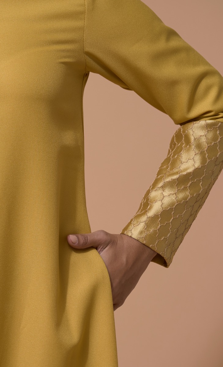 Raffa Dress in Aspen Gold image 2