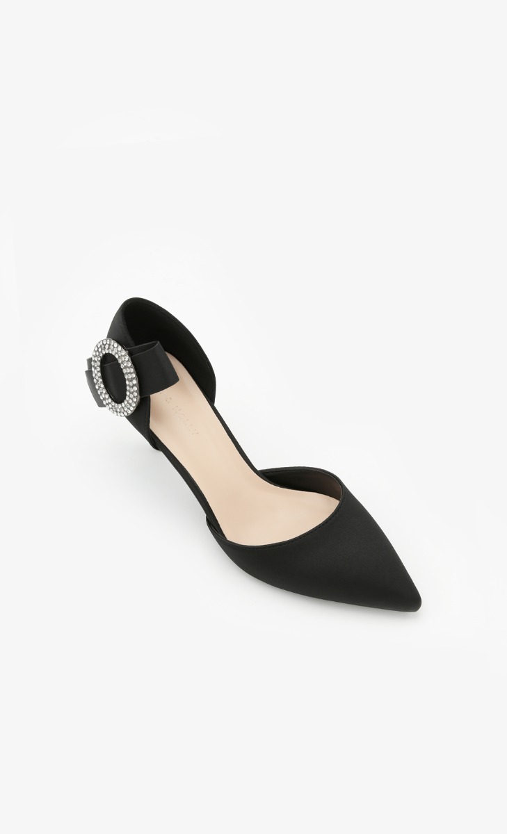 Elsie Embellished Pumps In Black image 2