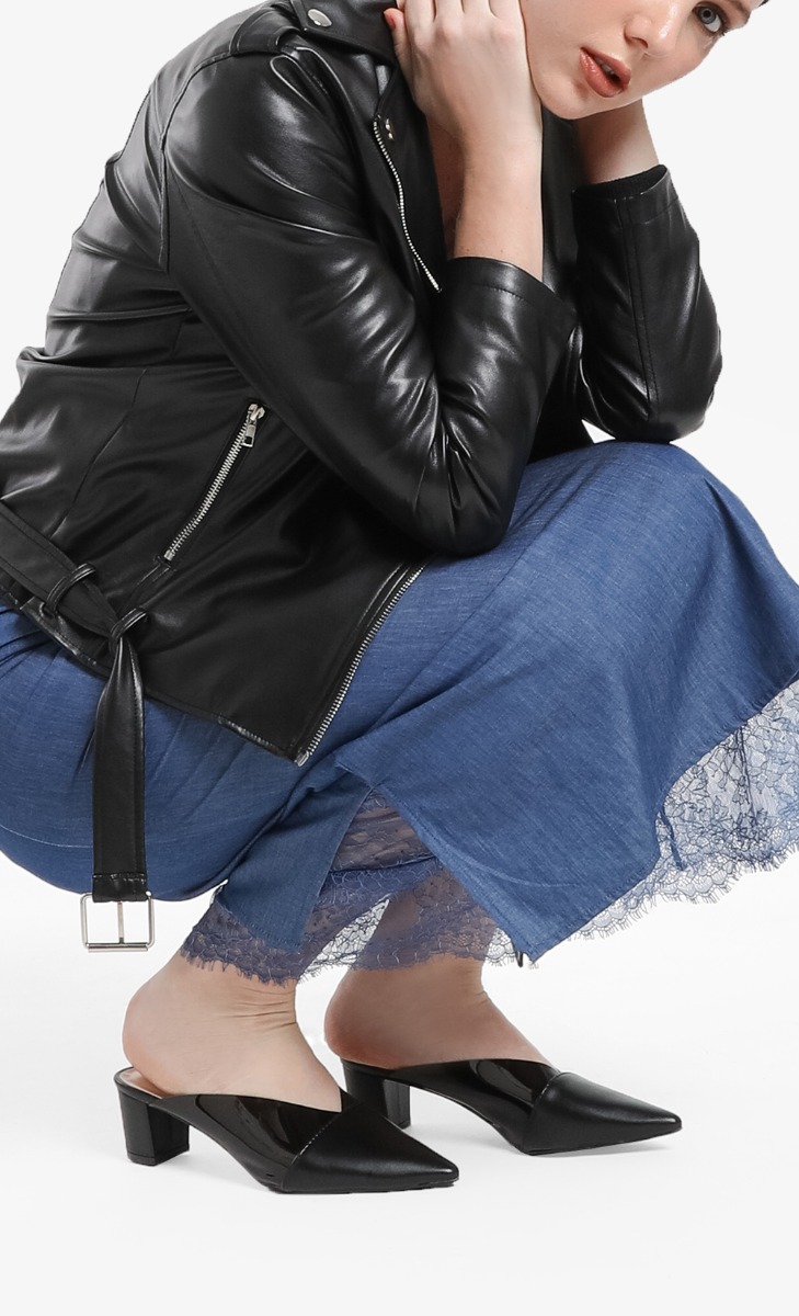 Maggie Mules In Black