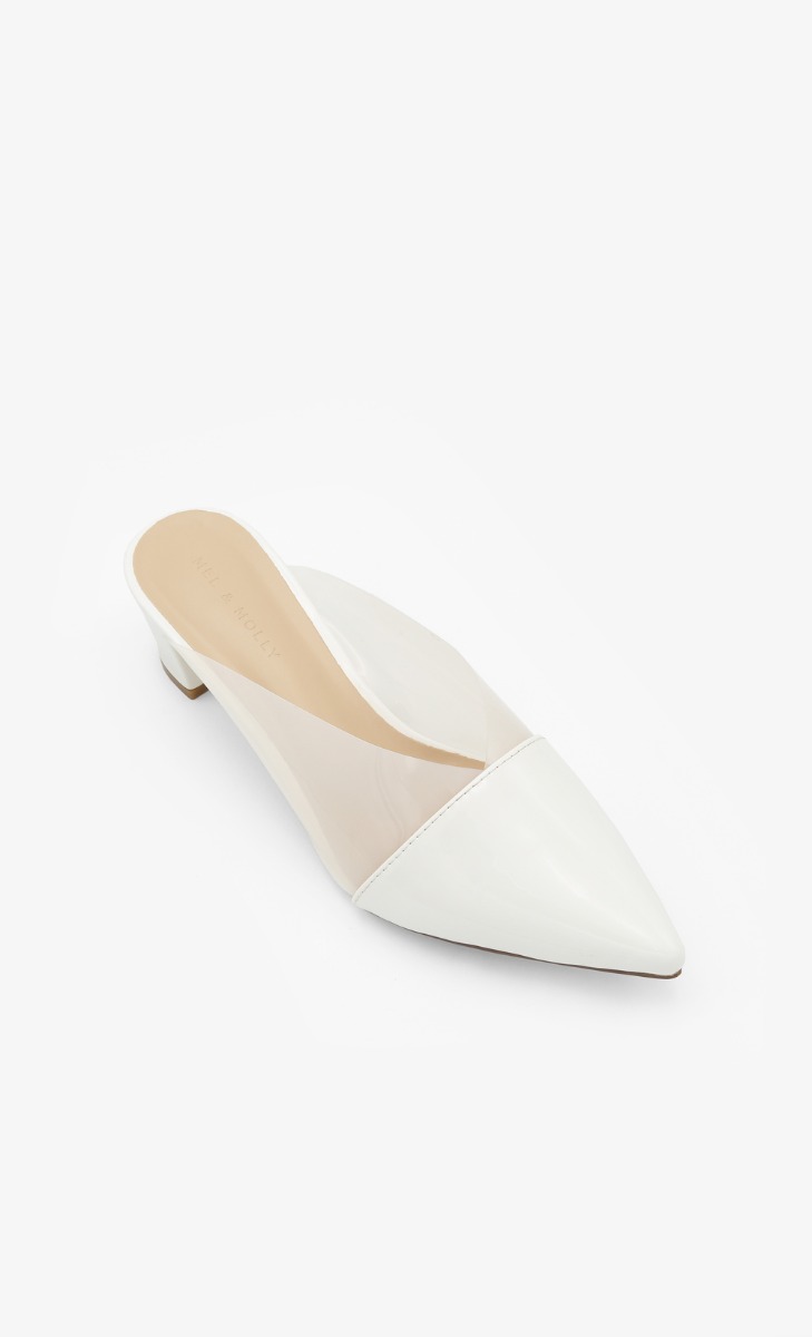 Maggie Mules In White