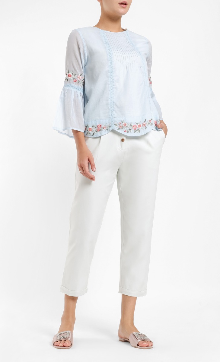 Bluebell Top in Blue