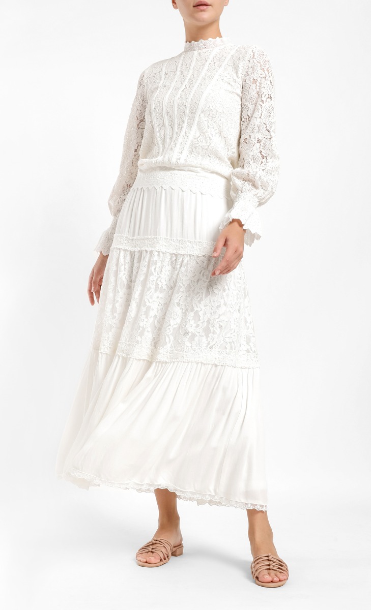 Chantilly Skirt in Ivory