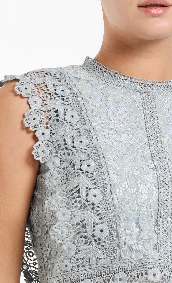 Lissa Top in Dust Blue image 2