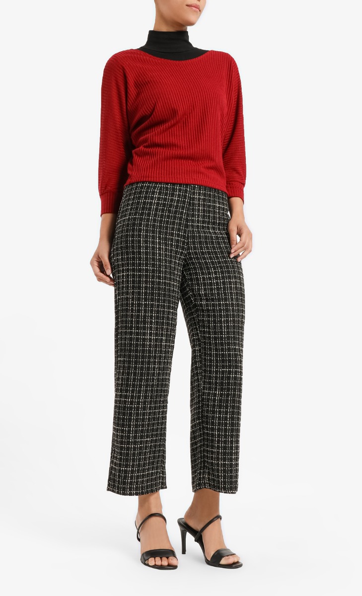 Athena Long Sleeve Shirt in Maroon