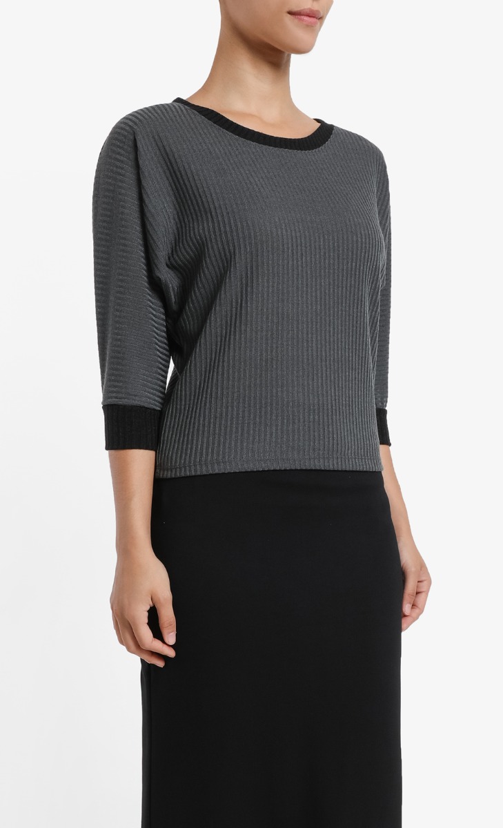 Priscilla Long Sleeve Shirt in Grey image 2