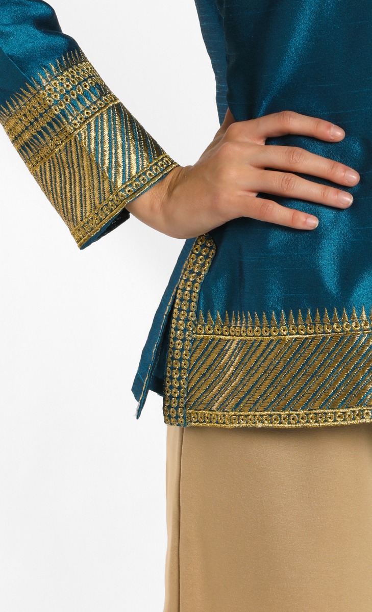 Sahiba Blouse in Mediterranean Blue image 2
