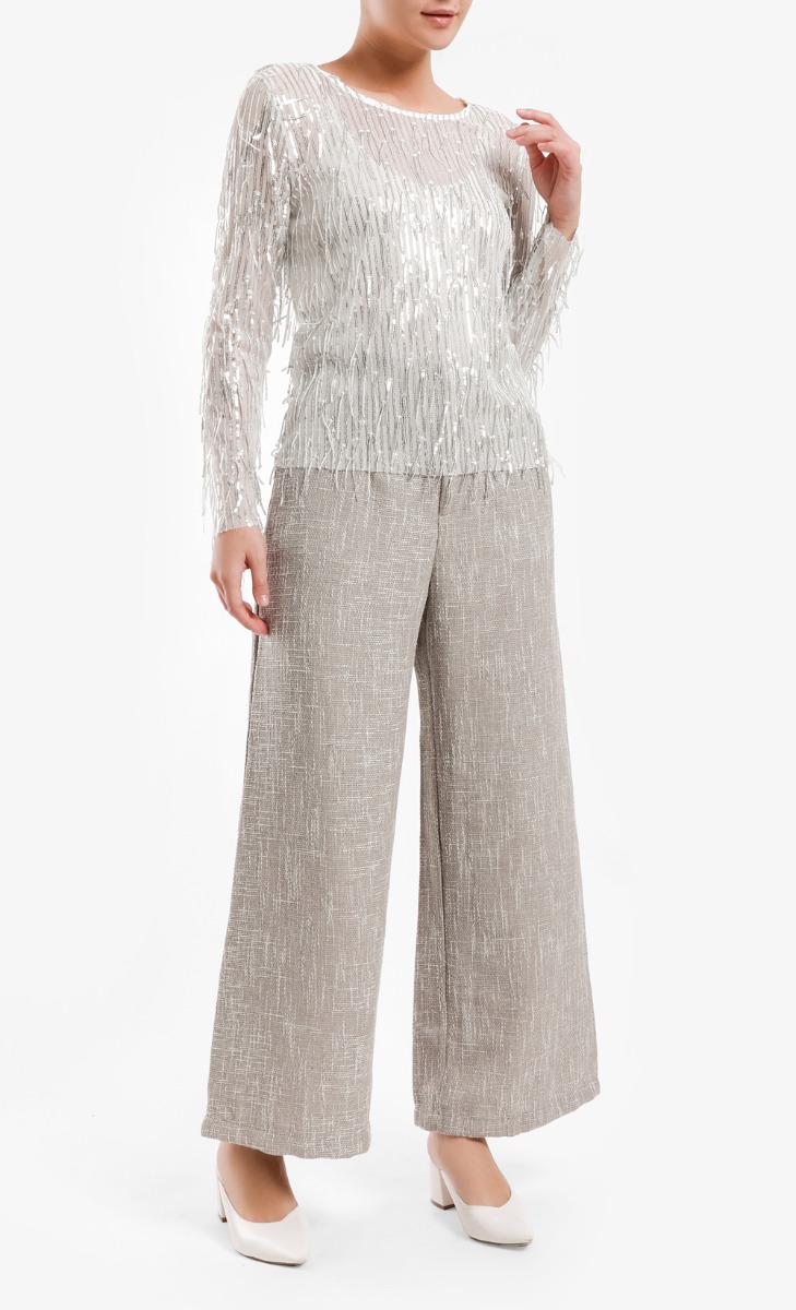 Fringe Top 2.0 in White