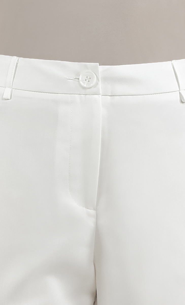 Ankle Pants in Off White image 2