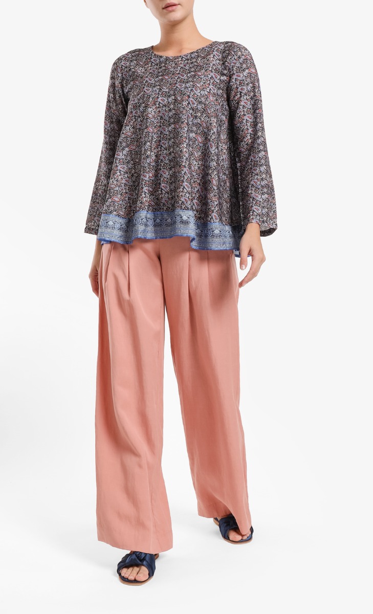 Kaira Doll Top in Marlin Blue