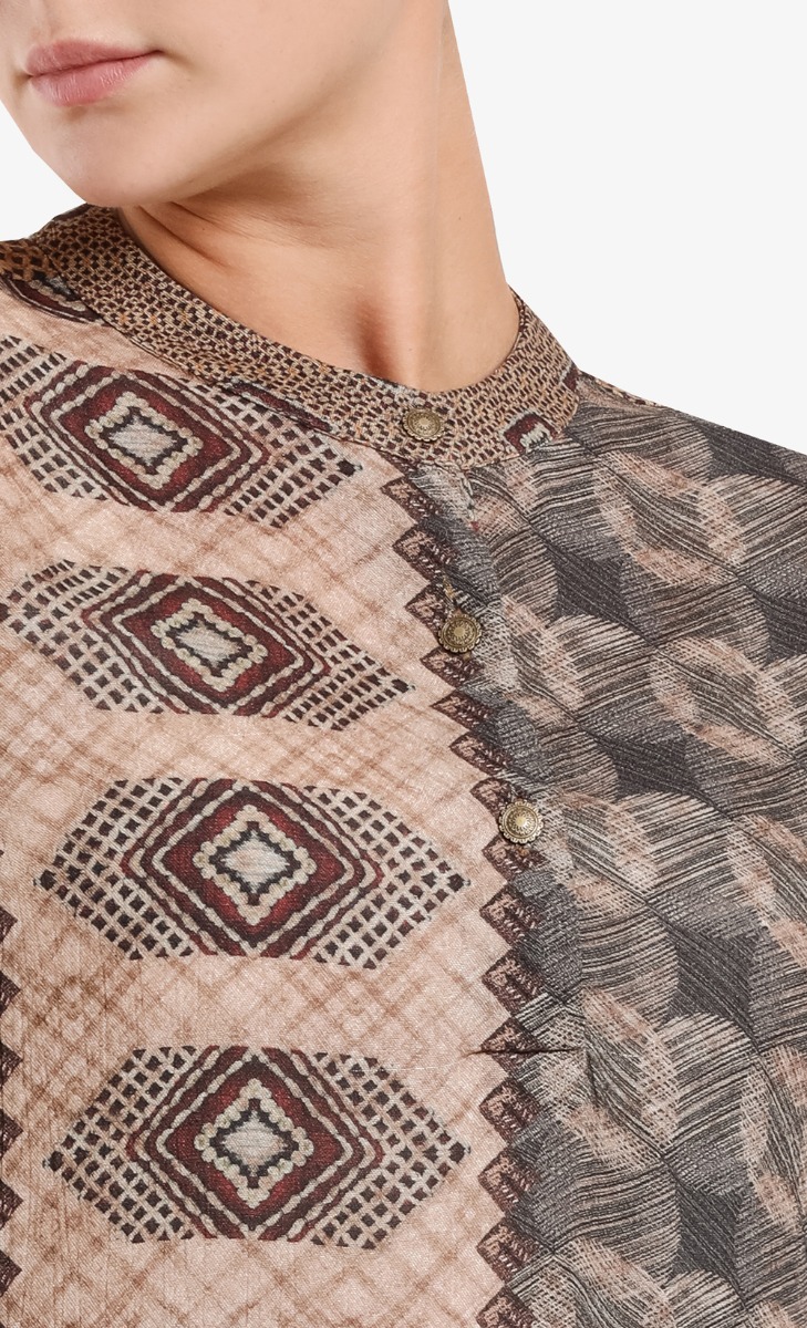 Inaya Blouse in Espresso Brown image 2