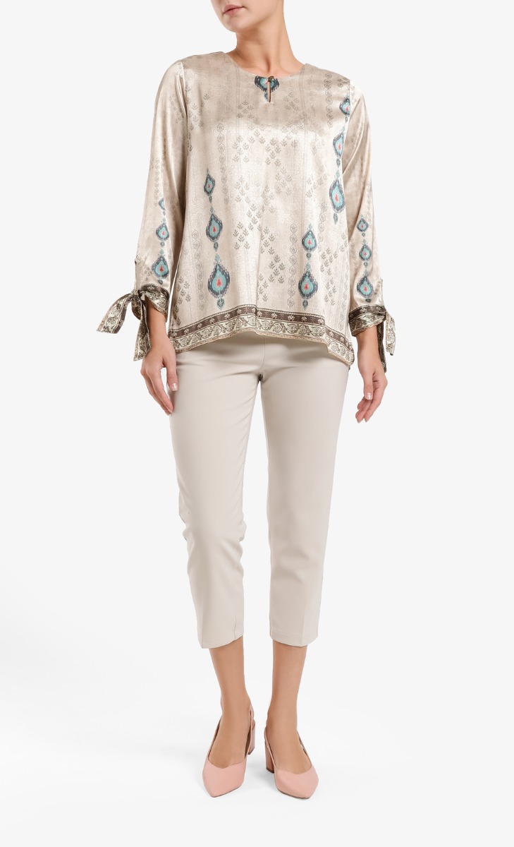 Layla Top in Hazelnut Beige