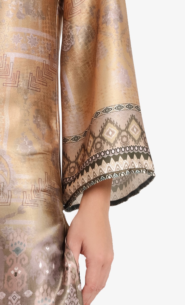 Avantika Kurti Top in Peanut Brown image 2