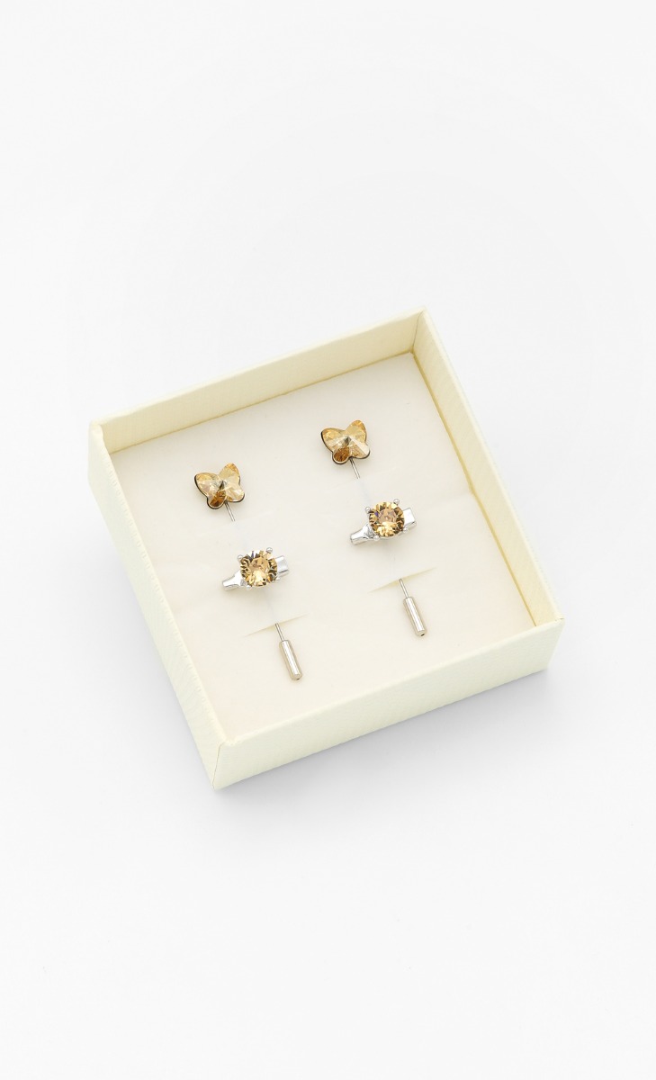 Butterfly Pin Set in Golden