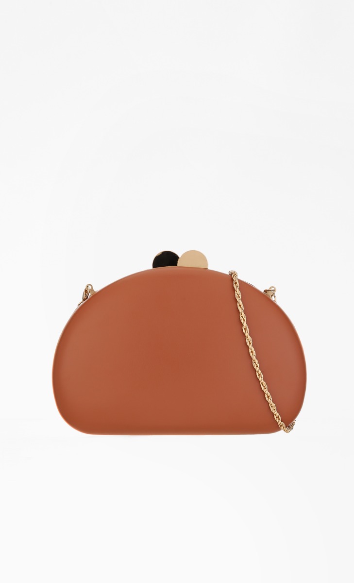 Bonbon Clutch in Brown