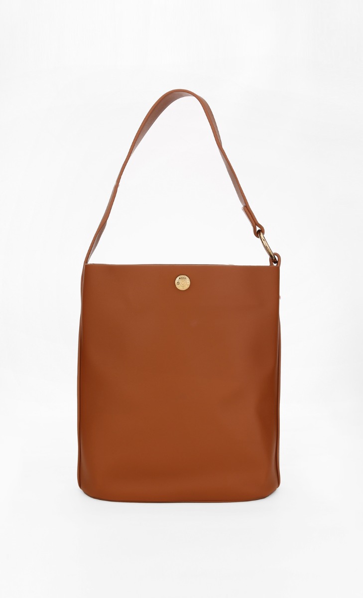 Calla Bucket Bag in Brown