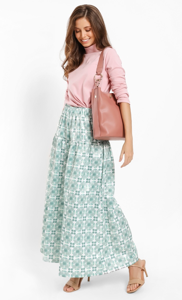 Calla Bucket Bag in Dusty Rose image 2
