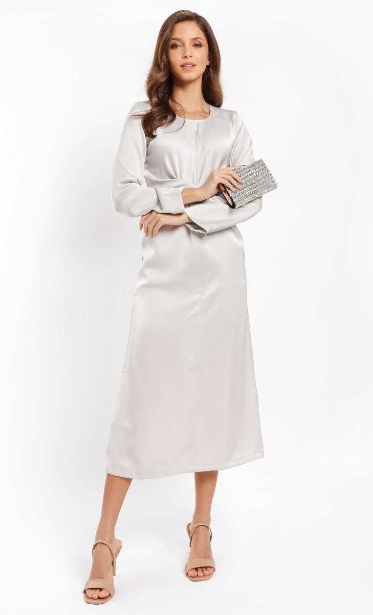 Cordelia Crystal Clutch in Silver image 2