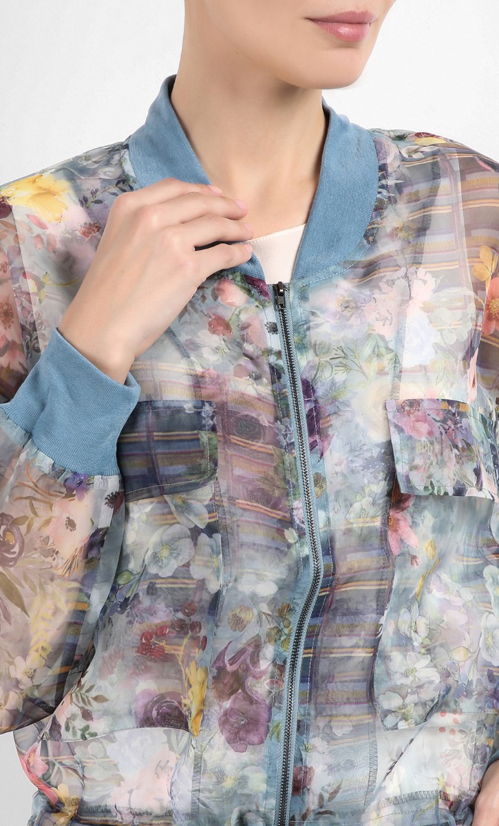 ASTRID Bomber Jacket in Multi image 2