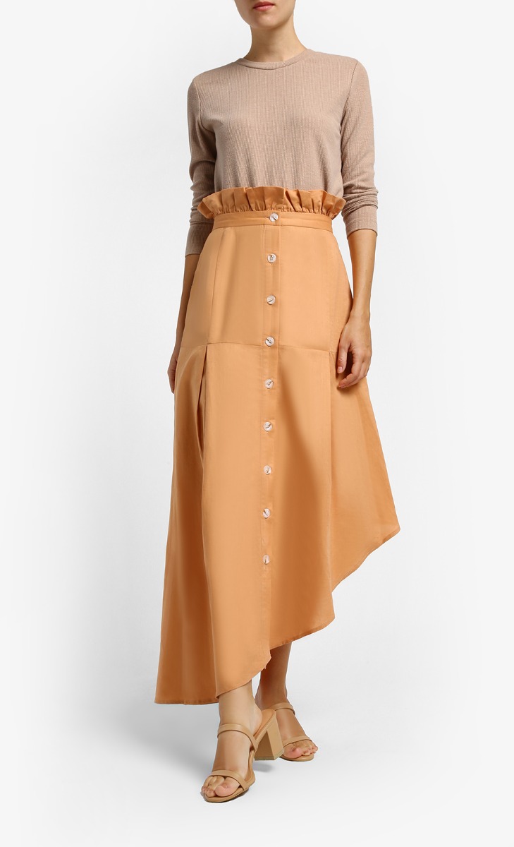Thalia Long Skirt in Cinnamon