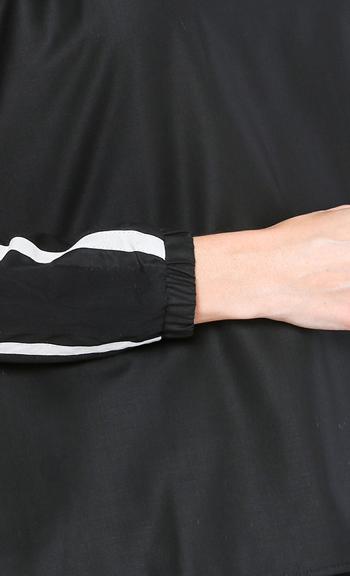 Rory Off Shoulder Blouse in Black image 2