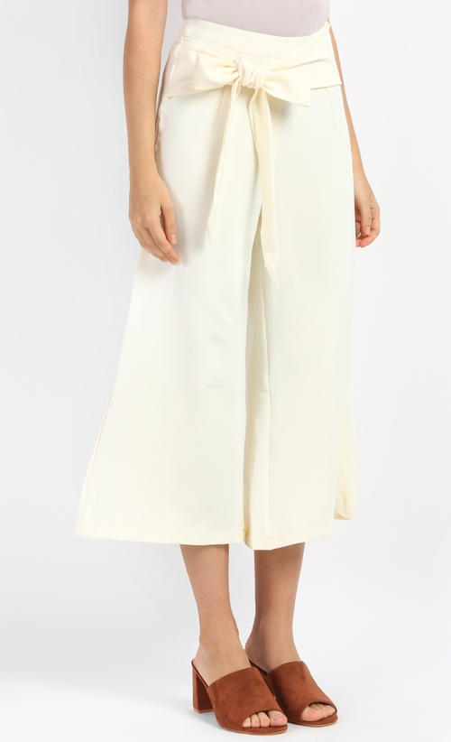 Cali Knot Palazzo In Cream  image 2