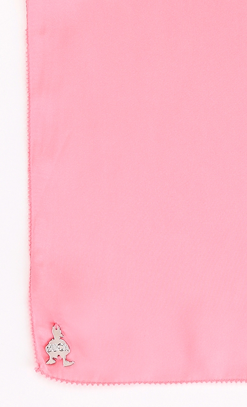 Satin Silk Scarf in Pink Pong image 2