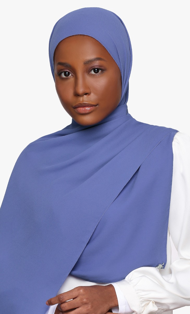 Chiffon Crepe Shawl with nanotechnology in Frozen Milkshake