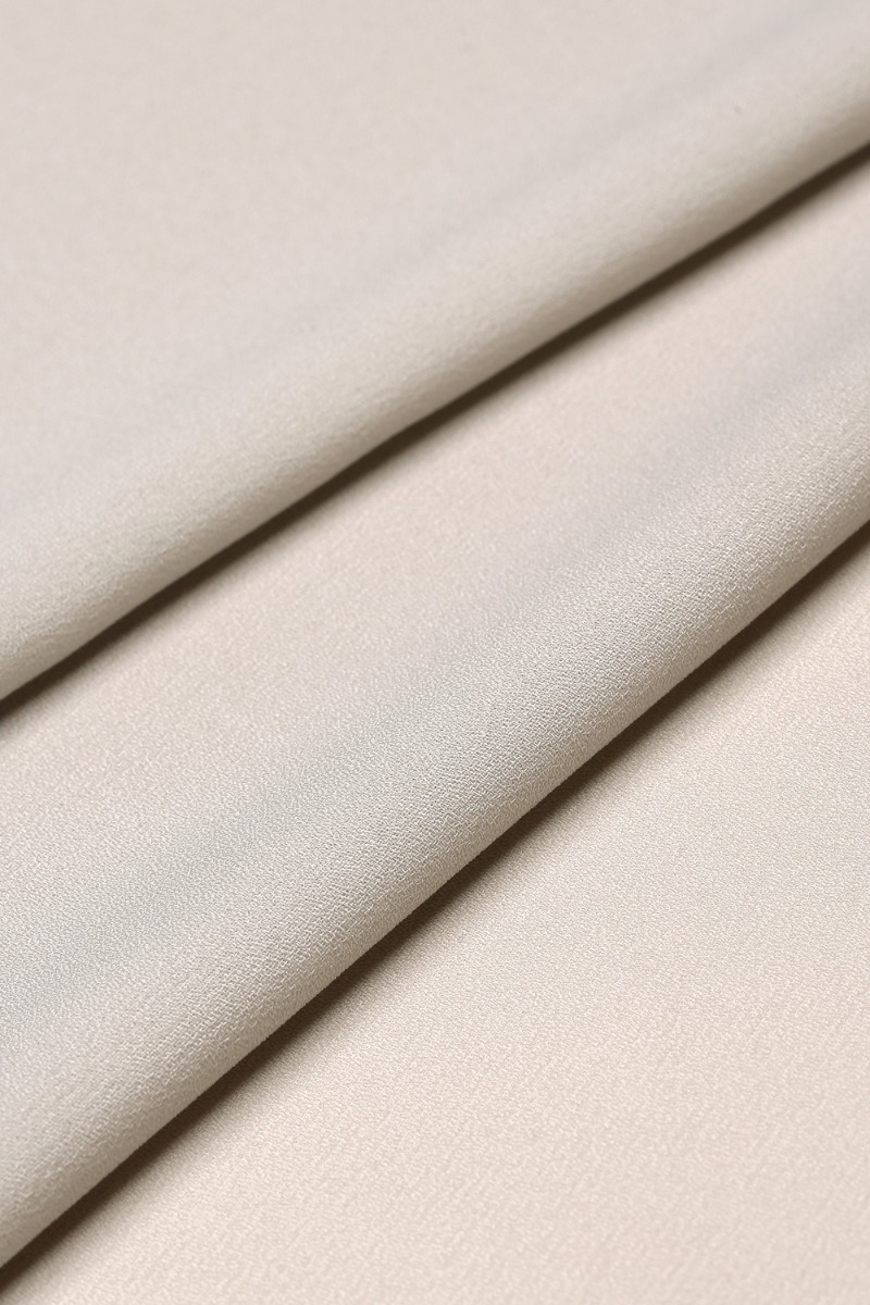 Chiffon Crepe Square Scarf with nanotechnology in Meringue Cookie image 2