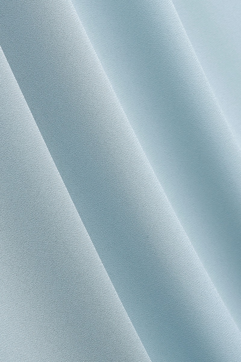 Chiffon Crepe Square Scarf with nanotechnology in Sweet Foam image 2