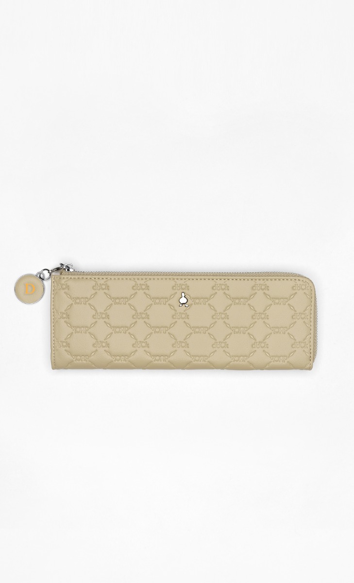 dUCk Monogram Compact Case in Cashew (Personalise It)