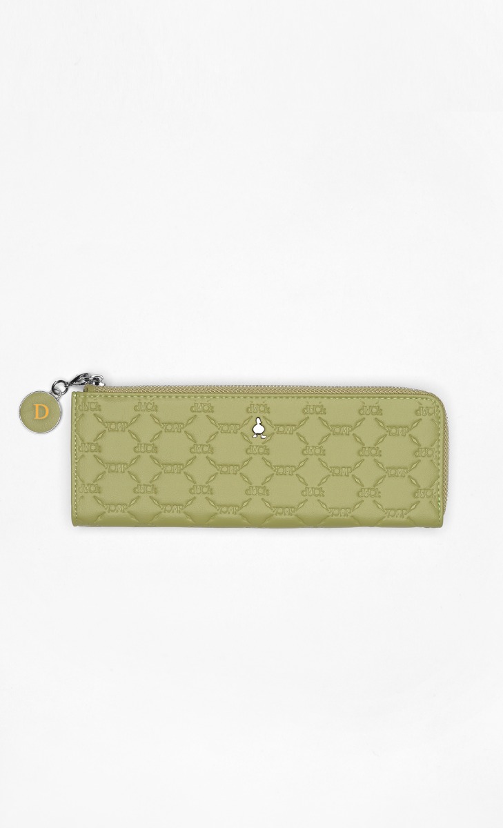 dUCk Monogram Compact Case in Matcha (Personalise It)