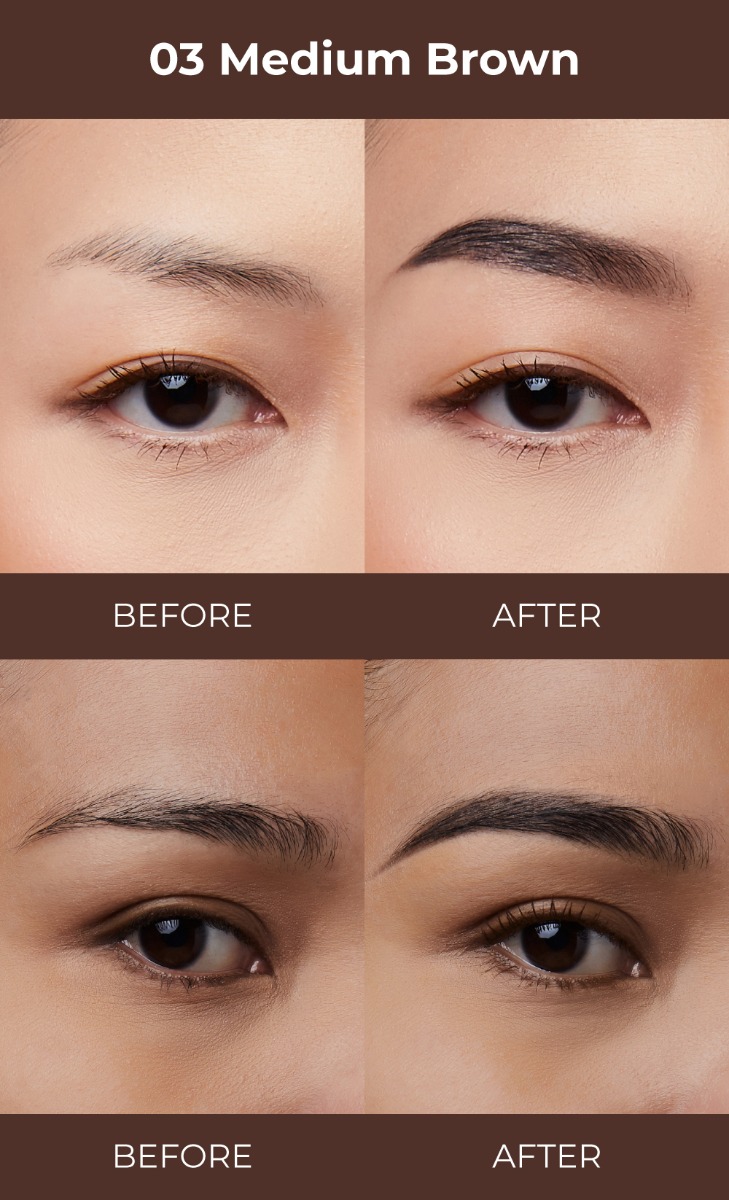 dUCk Brow Game Eyebrow Pencil - 03 Medium Brown image 2