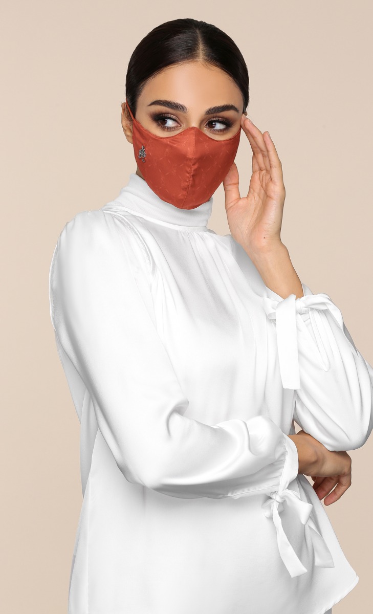 The Monogram dUCk Face Mask - Foxy