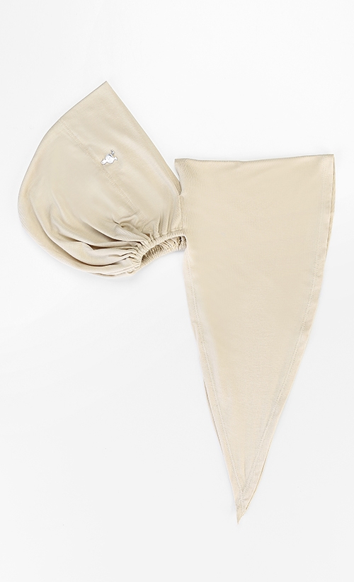 Inner Neck Tie with nanotechnology in Nude image 2