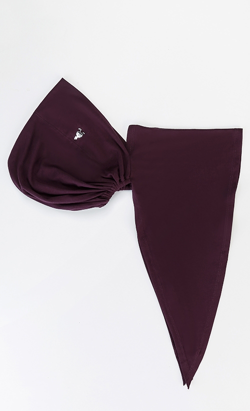 Inner Neck Tie with nanotechnology in Maroon image 2