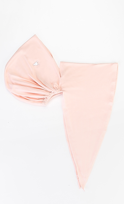 Inner Neck Tie with nanotechnology in Peach image 2