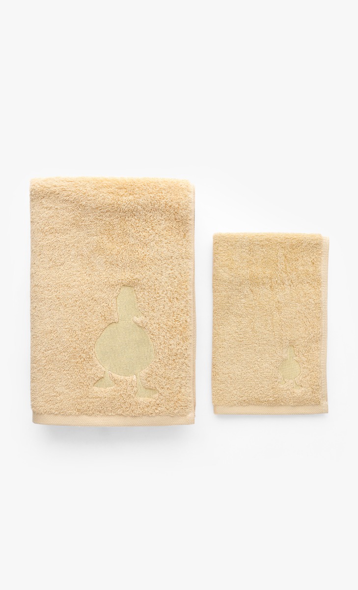 dUCkling Coloured Towel Set - Beige image 2