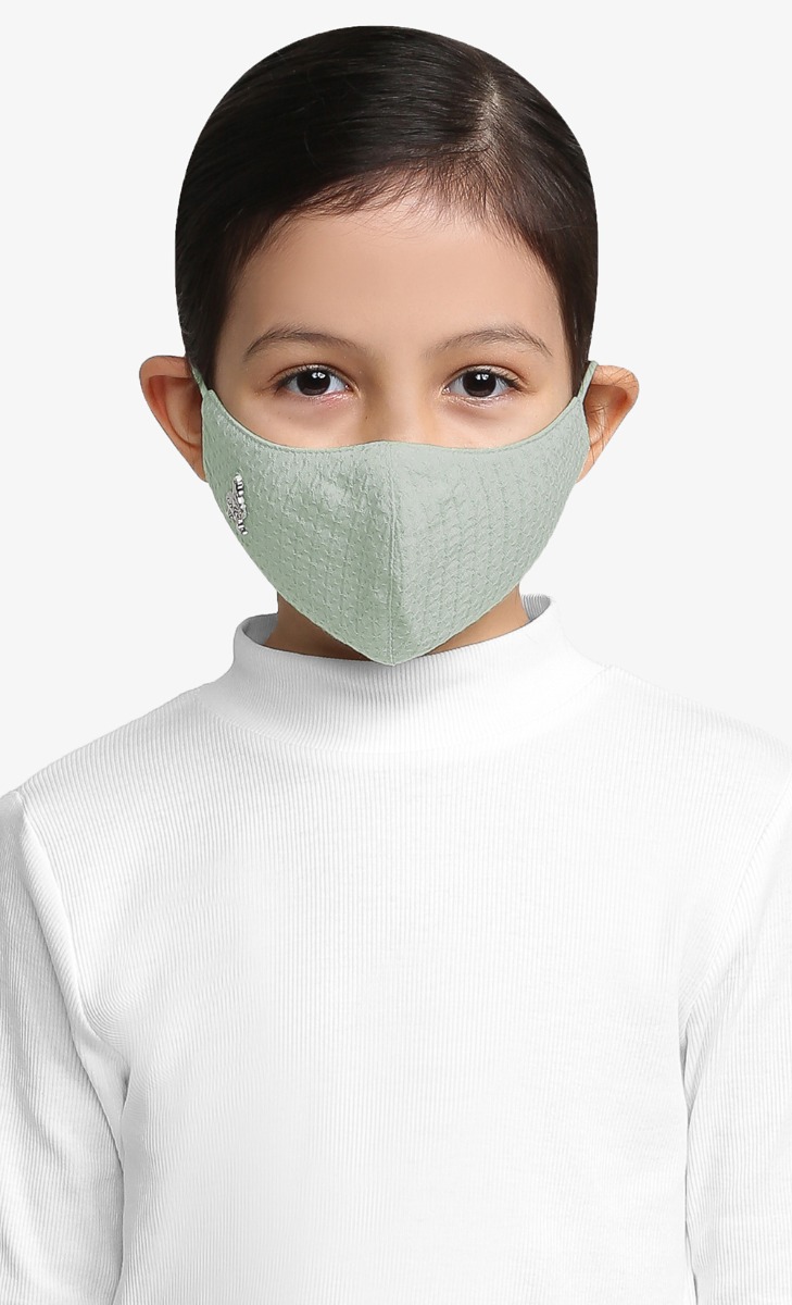 dUCkling Triple-Layered Dobbie Face Mask (Ear-loop) in Pandan