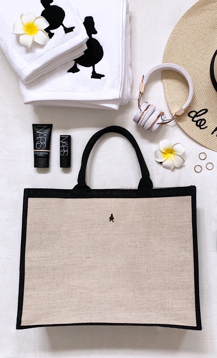 The dUCk Shopping Bag (with Pocket) - Classic Brown 