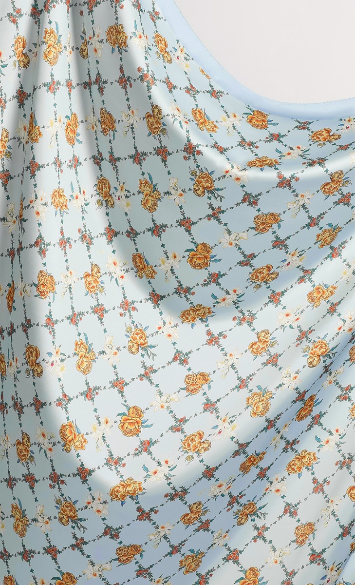 The Gingham dUCk Square Scarf in Summer Sorbet image 2
