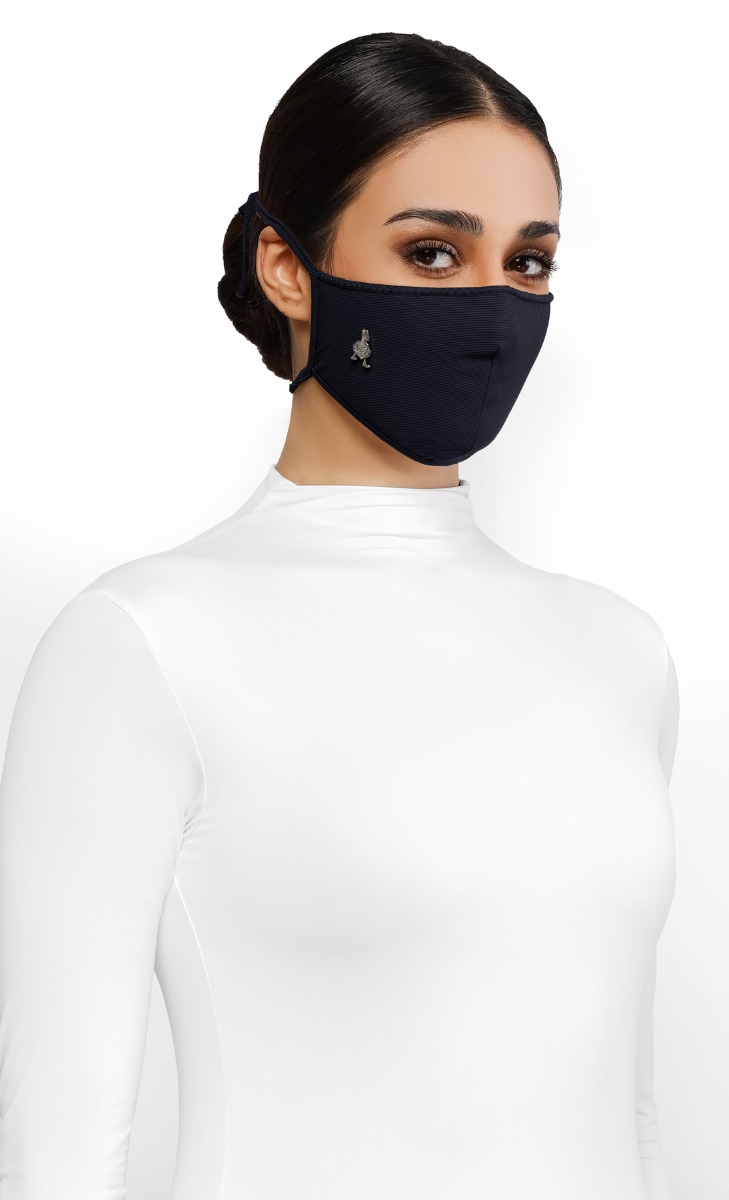 Textured Jersey Face Mask (Tie-back) with nanotechnology in Water Baby