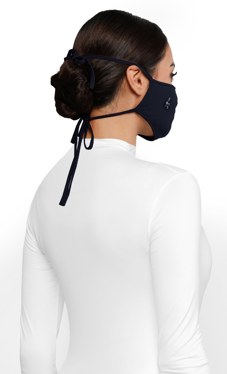 Textured Jersey Face Mask (Tie-back) with nanotechnology in Water Baby image 2