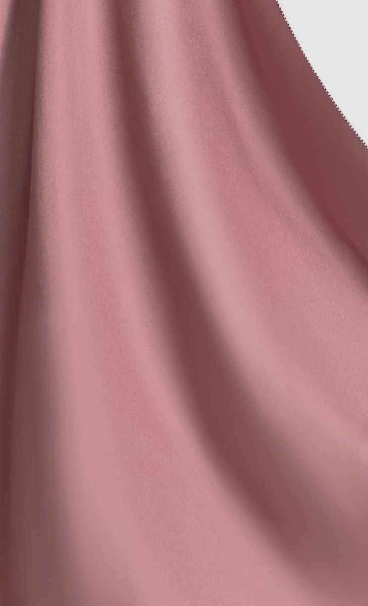 Matte Satin Silk Shawl with nanotechnology in Crimson Cloud image 2