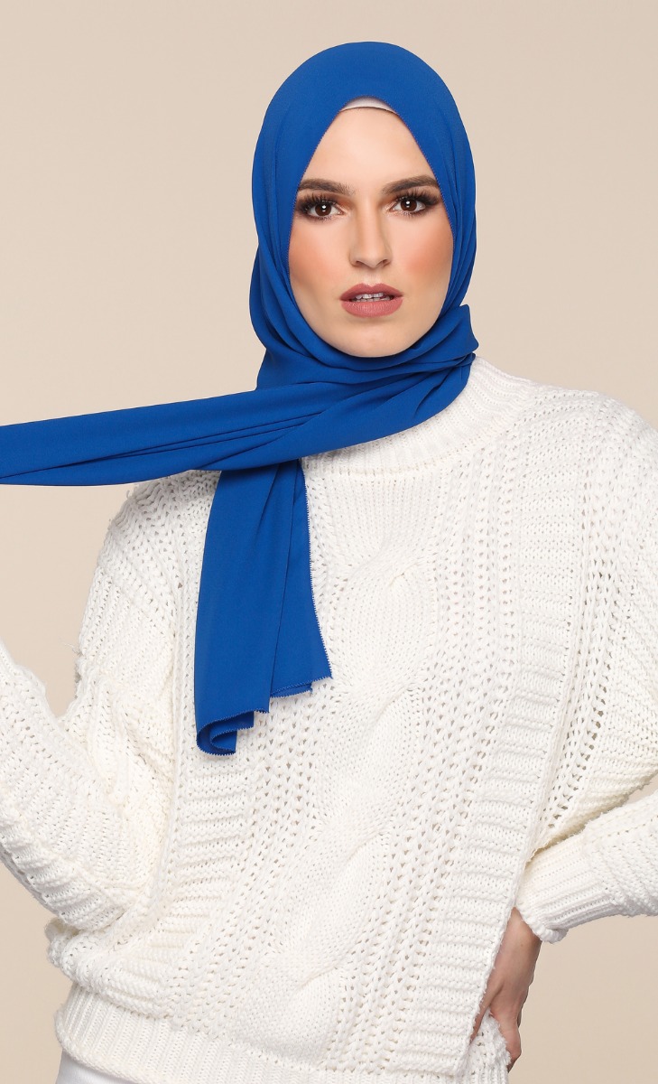 Chiffon Crepe Scarf with nanotechnology in Superstar