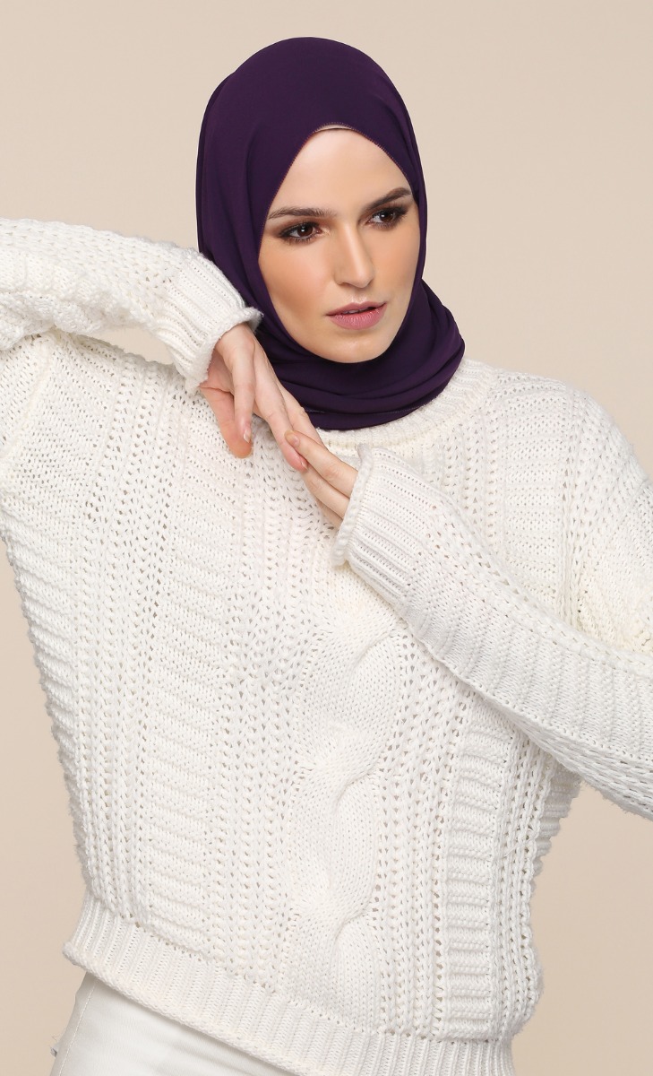 Chiffon Crepe Scarf with nanotechnology in Groovy