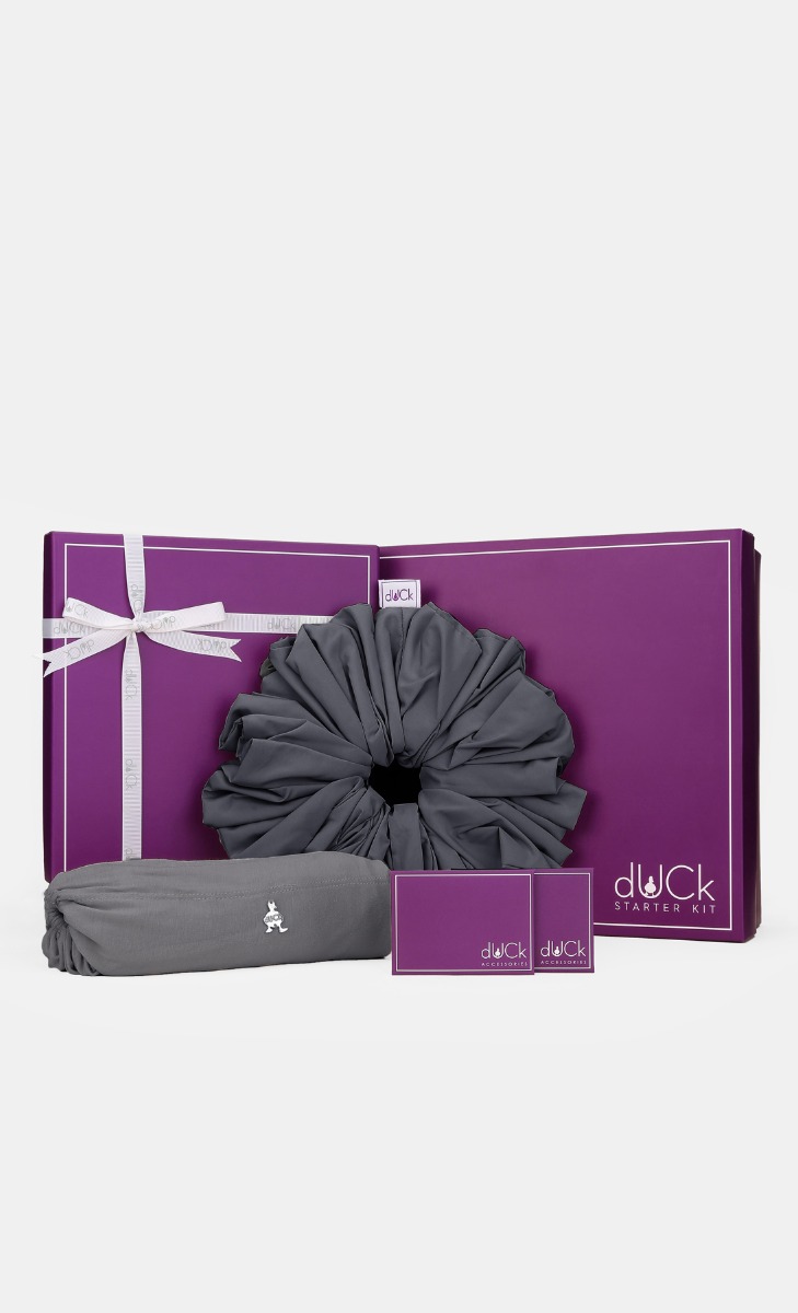 Starter Kit - Meringue Square Scarf with nanotechnology in Ocean Mist